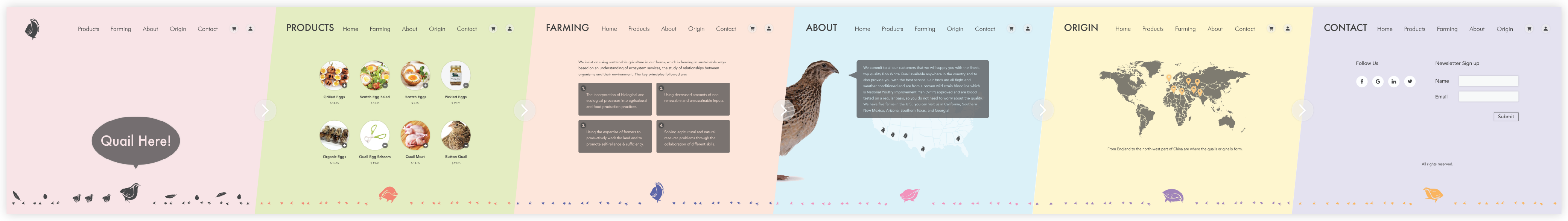 Quail Farm Web Design