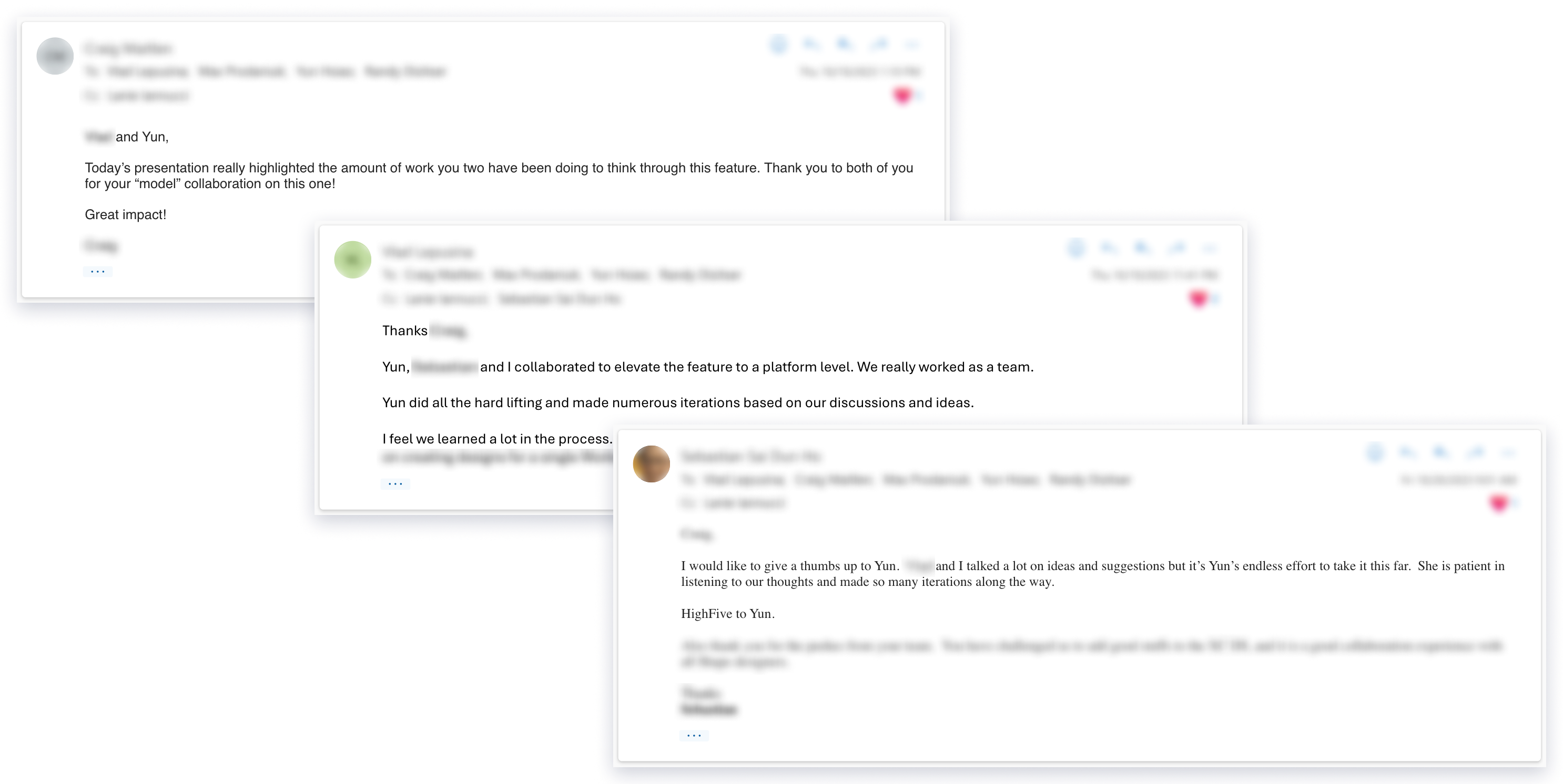 Impacts – Coworker Comments on Establishing a Collaboration Model