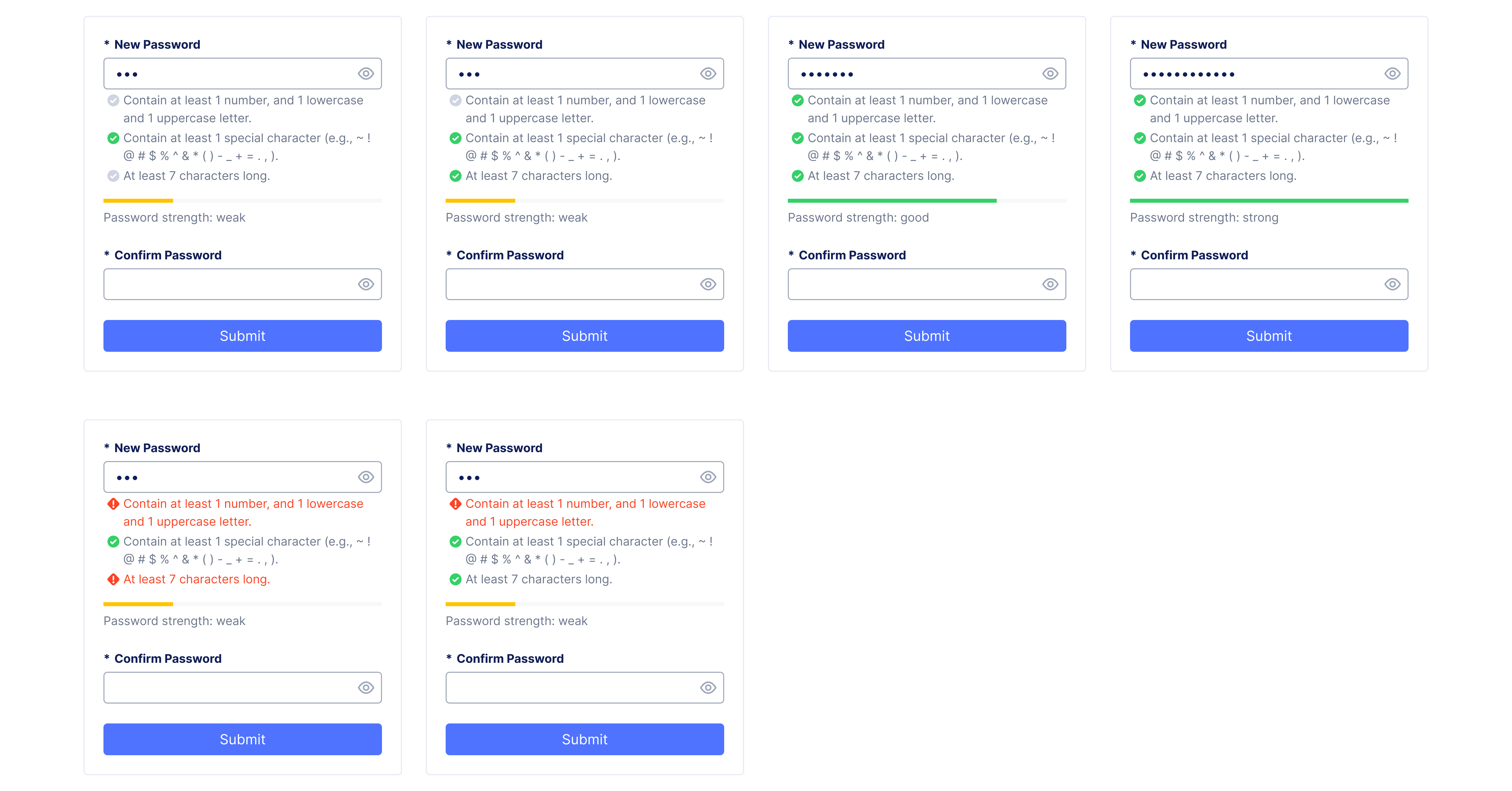 Change 3 - Password Strength