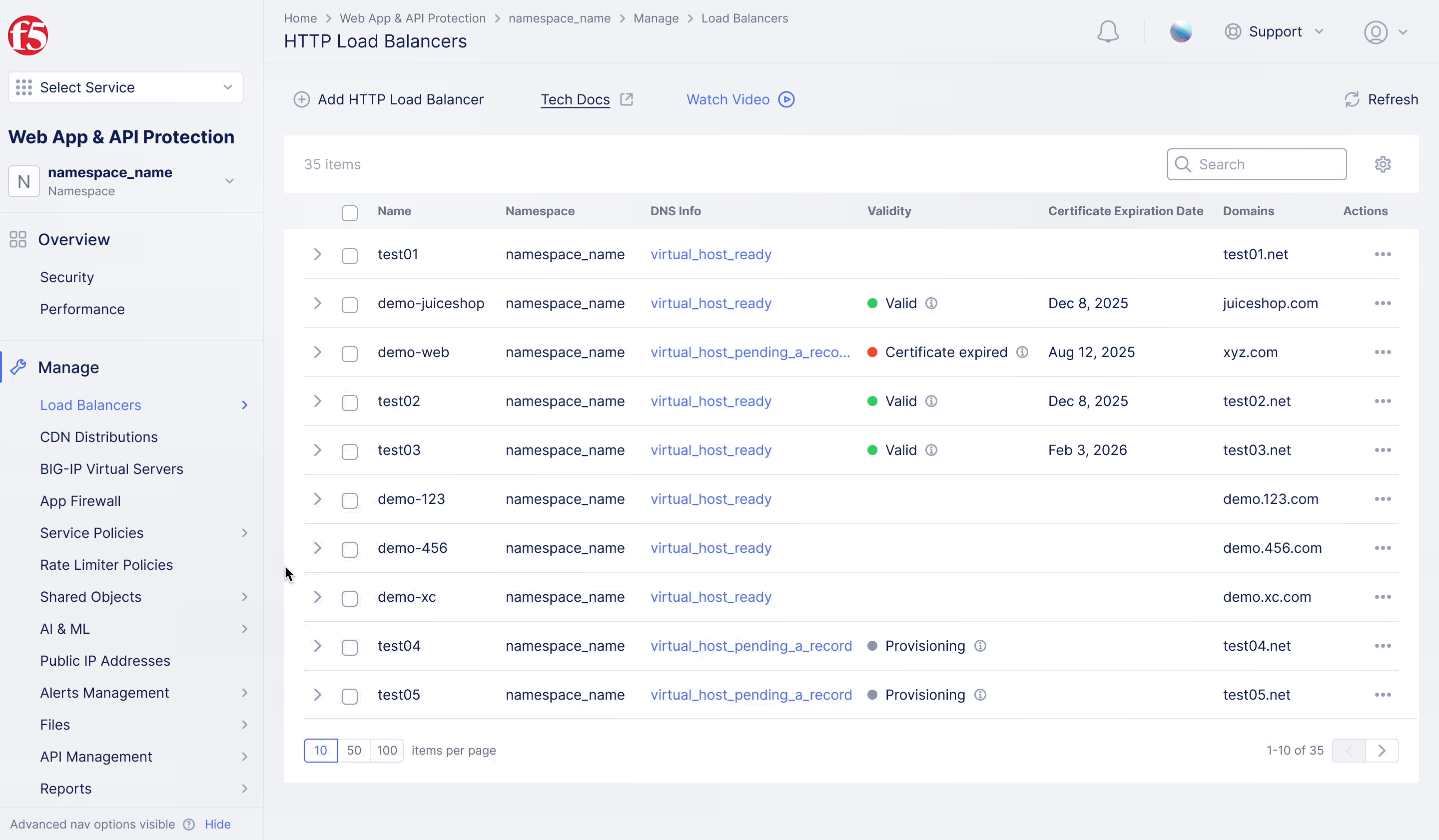 Create New Policy in Shared Objects